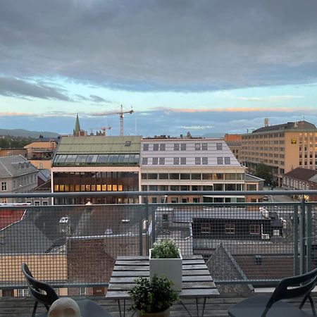 Penthouse In Trondheim City Centre Apartment ภายนอก รูปภาพ