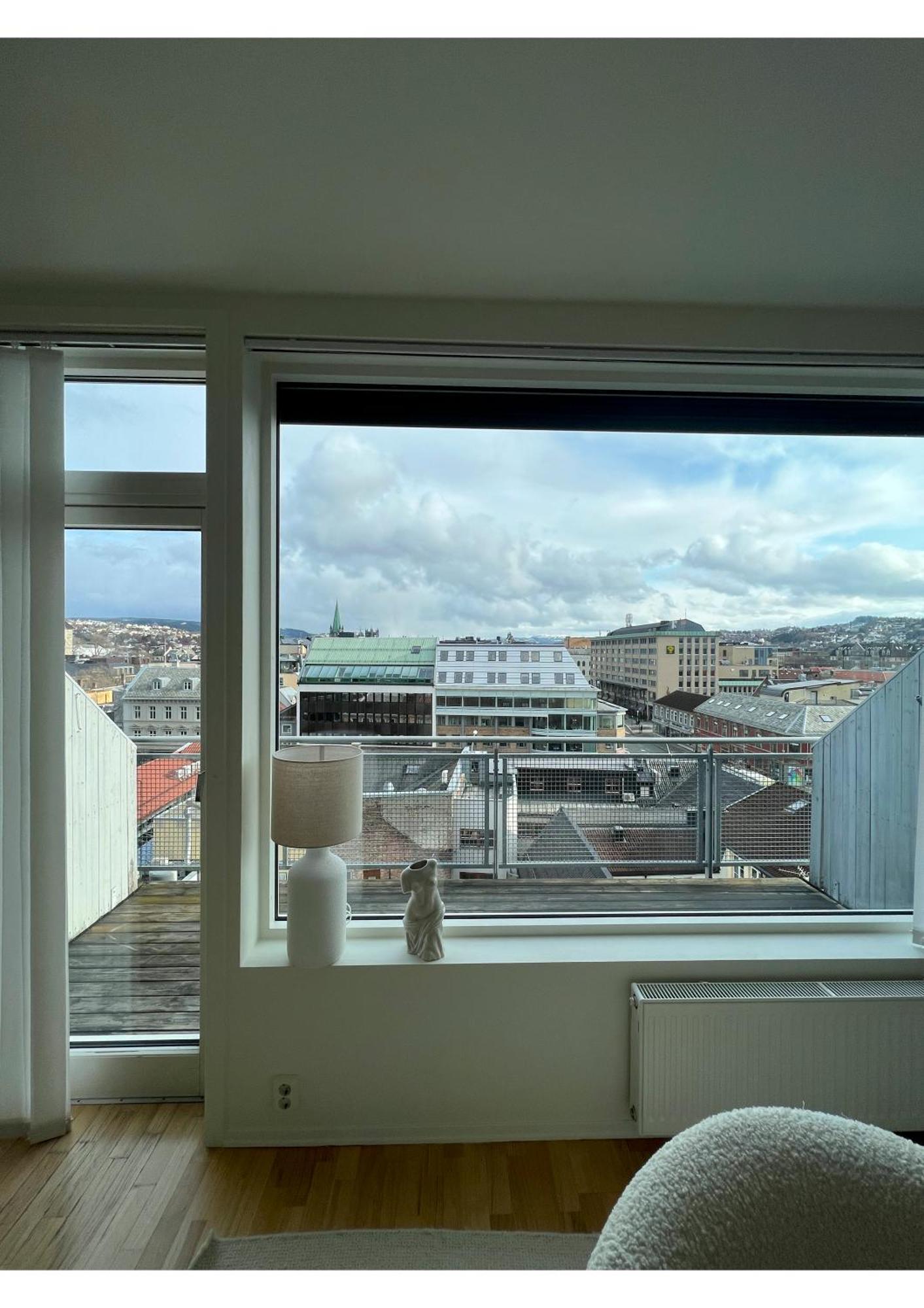 Penthouse In Trondheim City Centre Apartment ภายนอก รูปภาพ